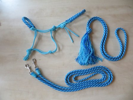 SET! Touwhalster+teugels+neckrope 