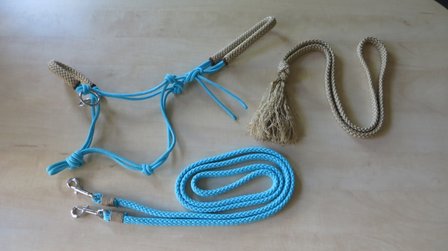 SET! Touwhalster+teugels+neckrope 