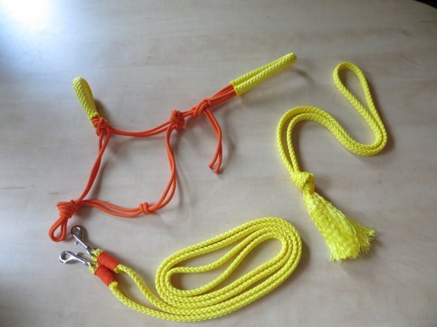 SET! Touwhalster+teugels+neckrope 